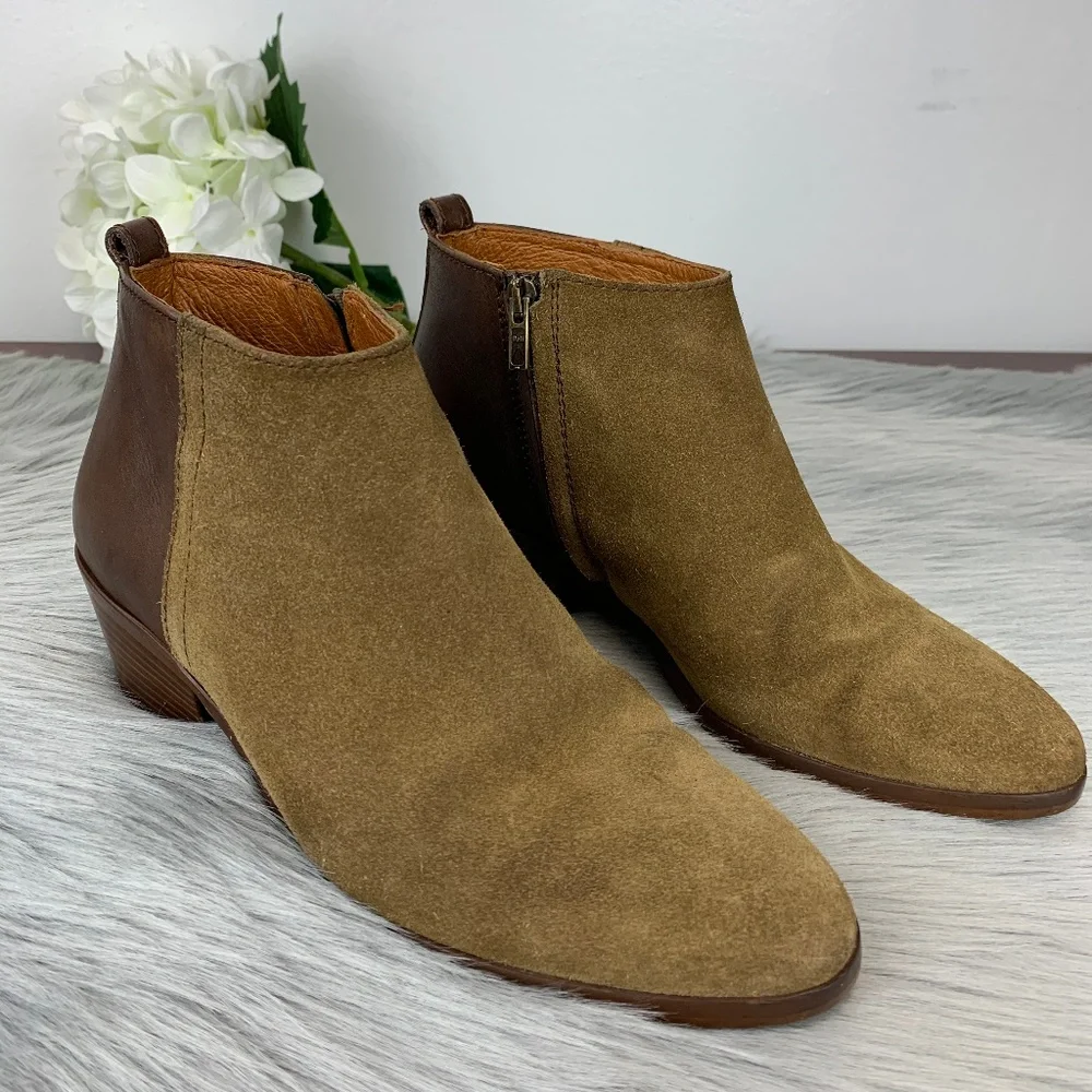 Madewell‎ charley boots suede booties